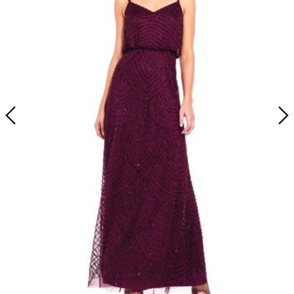Adriana Papell Beaded Gown